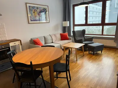 Część wypoczynkowa w obiekcie NEST Warszawa