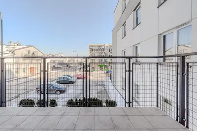 Budynek, w którym mieści się apartament