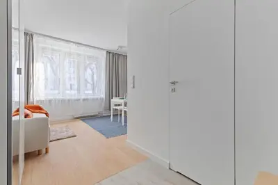 Łóżko lub łóżka w pokoju w obiekcie Platinium Old Town Studio - Dzielna