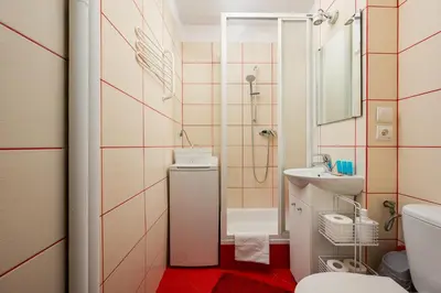 Łazienka w obiekcie Solec Powiśle Harmony Apartment by BookingHost