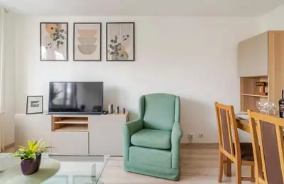 Telewizja i/lub zestaw kina domowego w obiekcie Chmielna Residence