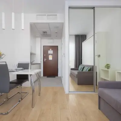 Modern Studio in Warsaw with Parking next to the EXPO XXI by Noclegi Renters