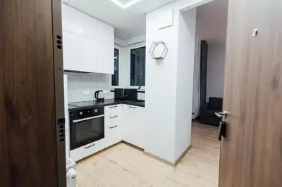 Kuchnia lub aneks kuchenny w obiekcie 2-237 in Warsaw, RC Bliska Wola Tower, 29 Marcina Kasprzaka, Petrovdom apartment