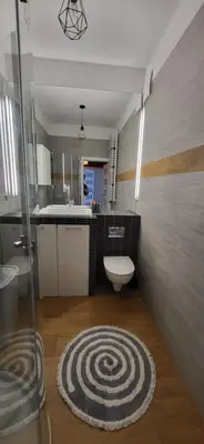 Łazienka w obiekcie View Apartment Jeziorańskigo 7