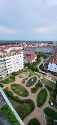 Widok z lotu ptaka na obiekt View Apartment Jeziorańskigo 7