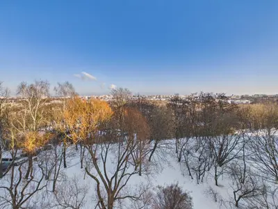 Obiekt Cieszyńska SuperApart - near Wilanowska Metro zimą