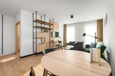 Część wypoczynkowa w obiekcie Zamoyskiego 37 by Homeprime Parking Free