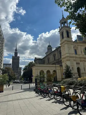 Budynek, w którym mieści się apartament