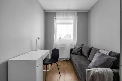 Część wypoczynkowa w obiekcie Bemowo Two-Bedrooms Apt - 52m2, Parking, Loggia - by Rentujemy