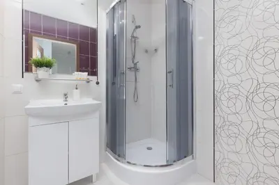 Łazienka w obiekcie Unique Apartment with Balcony in Warsaw by Noclegi Renters