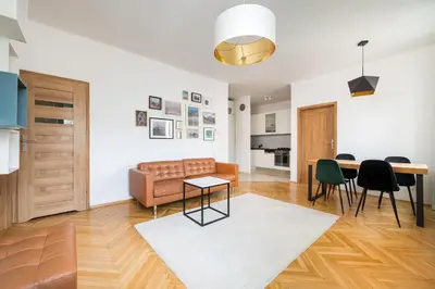 Kuchnia lub aneks kuchenny w obiekcie Plac Politechniki Residence Apartment by BookingHost