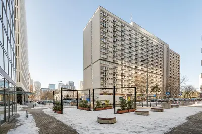 Budynek, w którym mieści się apartament