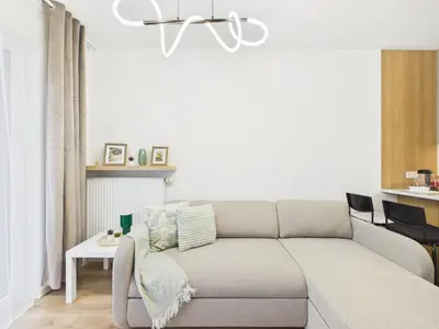 Część wypoczynkowa w obiekcie Kierbedzia 4 SuperApart near to Olinek
