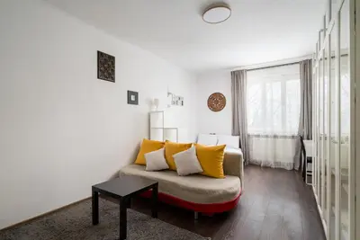 Część wypoczynkowa w obiekcie Park Skaryszewski Standard Apartment by BookingHost