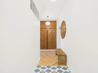 Plan piętra w obiekcie Dąbrowskiego Stylish Stay Warsaw by Solarento