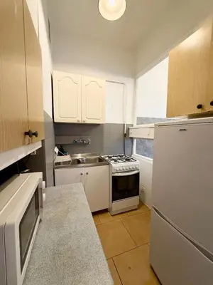 Kuchnia lub aneks kuchenny w obiekcie Flat next to Rondo ONZ