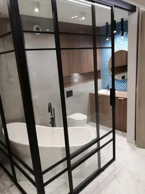 Łazienka w obiekcie Targowa Premium Loft Warsaw National Stadium