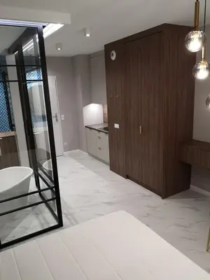 Kuchnia lub aneks kuchenny w obiekcie Targowa Premium Loft Warsaw National Stadium