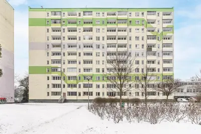 Budynek, w którym mieści się apartament
