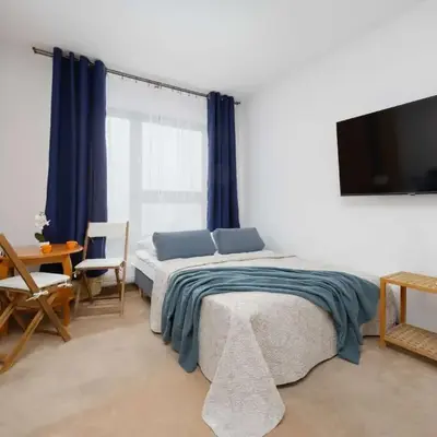 Bright Studio Górczewska in Warszawa with Air Conditioning and Parking by Noclegi Renters