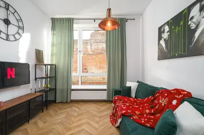 Część wypoczynkowa w obiekcie Urban Apartaments - Great Location - City Center - Ząbkowska A