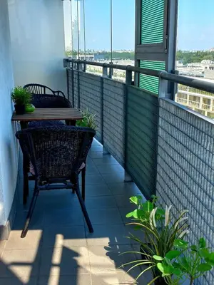 Balkon lub taras w obiekcie Family Jazz Apartment