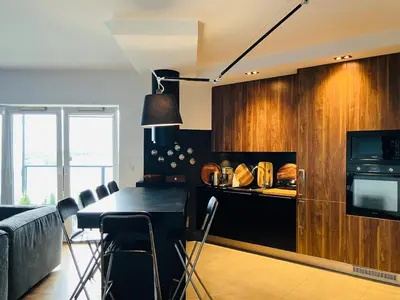 Kuchnia lub aneks kuchenny w obiekcie Family Jazz Apartment
