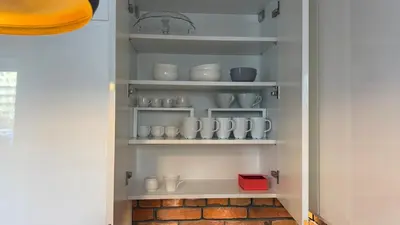 Kuchnia lub aneks kuchenny w obiekcie Family Apartment Kabaty - Duży Taras