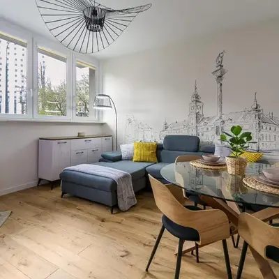 Modern Warsaw Apartment on Zlota Street next to central station by P&M