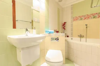 Łazienka w obiekcie Rental Apartments Szeroki Dunaj