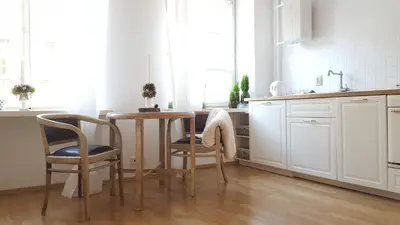 Kuchnia lub aneks kuchenny w obiekcie Piwna Vintage Apartment