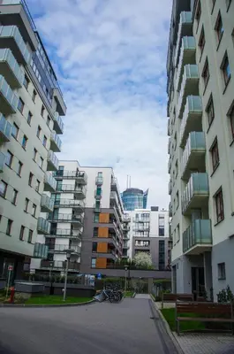 Budynek, w którym mieści się apartament