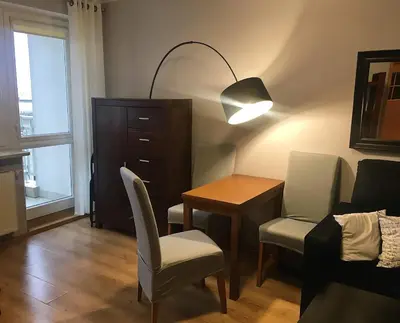 Część wypoczynkowa w obiekcie Apartamenty Nad Jeziorkiem