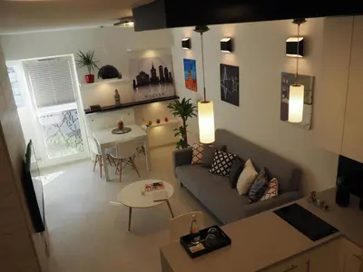 Część wypoczynkowa w obiekcie Apartament Kapelanów