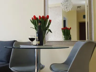 Część wypoczynkowa w obiekcie Studio Plac Bankowy
