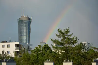 Budynek, w którym mieści się apartament