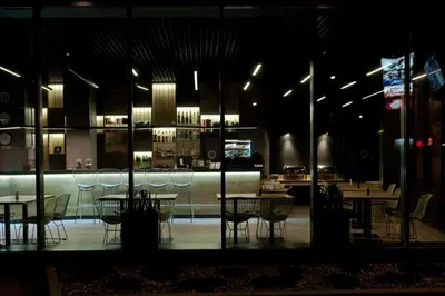 Restauracja lub miejsce do jedzenia w obiekcie Air Hotel