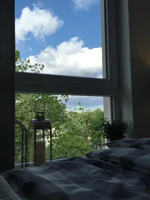 Łóżko lub łóżka w pokoju w obiekcie Apartament Kolska