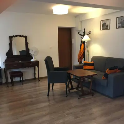 Część wypoczynkowa w obiekcie Cichy Apartament na Nowym Świecie