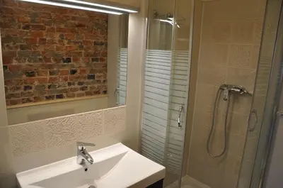 Łazienka w obiekcie BE WELL 3-Rooms Apartment with Parking and Garden