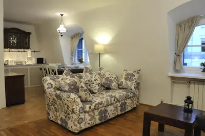Kuchnia lub aneks kuchenny w obiekcie MiłoTu - Apartament Uniwersytecki