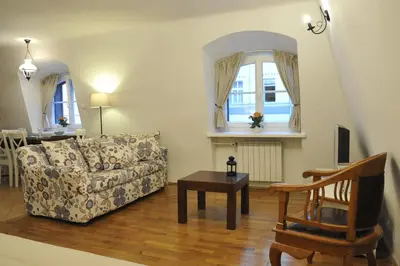 Część wypoczynkowa w obiekcie MiłoTu - Apartament Uniwersytecki