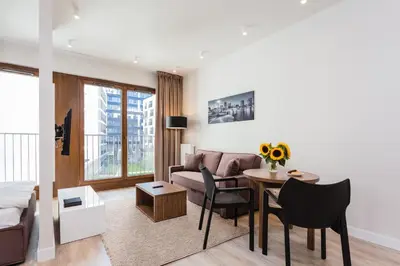 Część wypoczynkowa w obiekcie Platinum Residence Mokotów