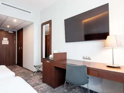 Telewizja i/lub zestaw kina domowego w obiekcie Mercure Warszawa Airport