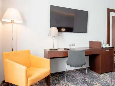Telewizja i/lub zestaw kina domowego w obiekcie Mercure Warszawa Airport