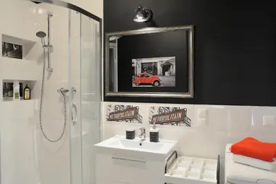 Łazienka w obiekcie Apartament Kabaty