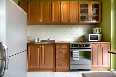 Kuchnia lub aneks kuchenny w obiekcie P&O Apartments Bielany