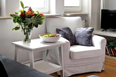 Telewizja i/lub zestaw kina domowego w obiekcie P&O Apartments Bielany