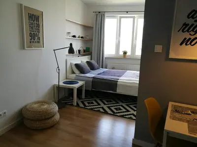 Łóżko lub łóżka w pokoju w obiekcie Apartament blisko Centrum