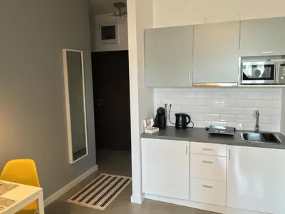 Kuchnia lub aneks kuchenny w obiekcie Apartament blisko Centrum